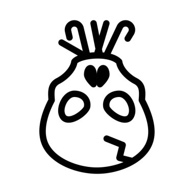 candy holder simple vector illustration sign