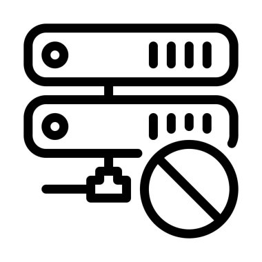 Depolama aygıt yanlışlık, basit çizgi stili