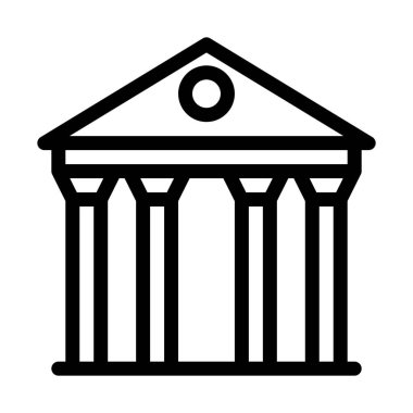 Global Bankası yapısı, basit vektör çizim