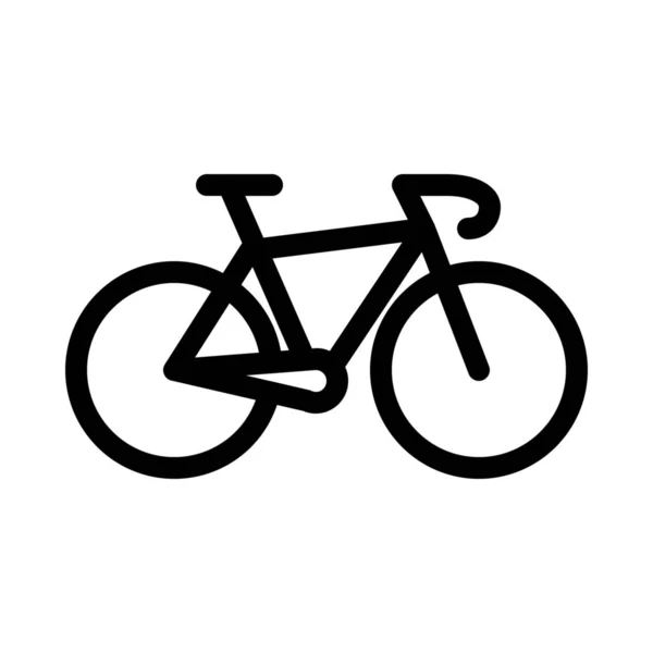 Deportes Paseo Bicicleta Ilustración Simple Vector — Vector de stock