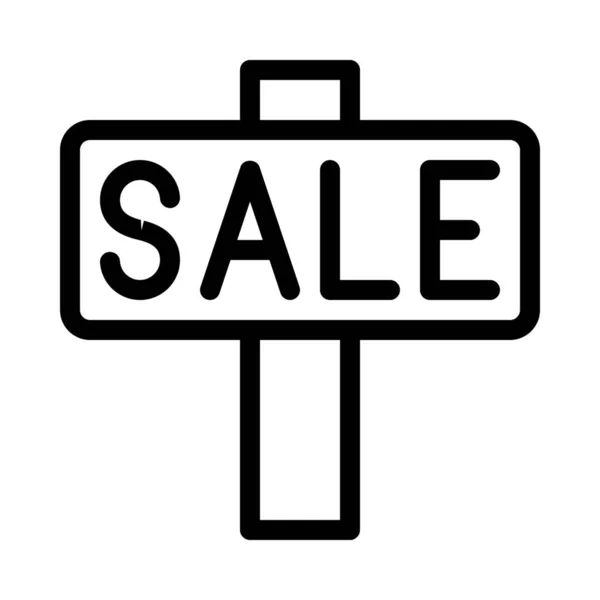 Sale Sign Vector White Background — Stockový vektor