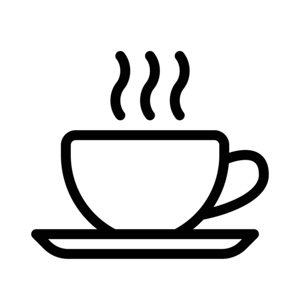 Hot Tea Icon Vector Illustration — Stock Vector