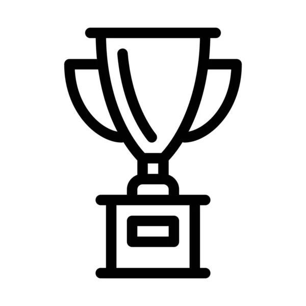 Vinnare Trophy Eller Cup — Stock vektor