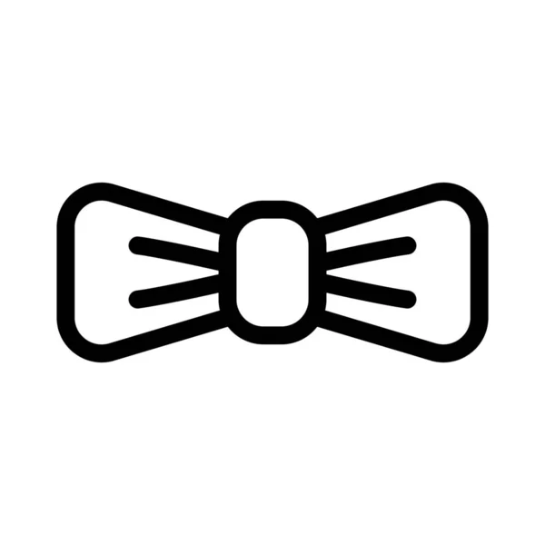 蝶ネクタイを単純な線図 — ストックベクタ