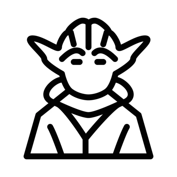 Maestro Yoda Personaje Película — Archivo Imágenes Vectoriales