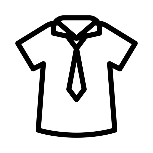 Shirt Com Gravata —  Vetores de Stock
