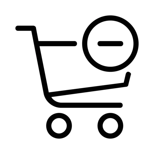 Simbolo Del Concetto Shopping Illustrazione Vettoriale — Vettoriale Stock