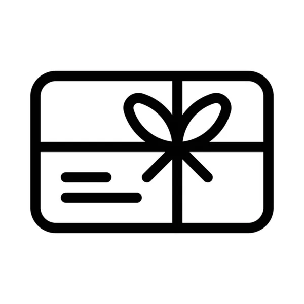 Illustration Vectorielle Coupon Carte Cadeau — Image vectorielle