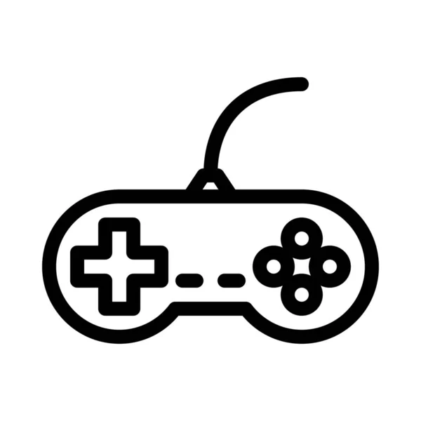 ビデオゲームのコント ローラーのアイコン ベクトル図 — ストックベクタ