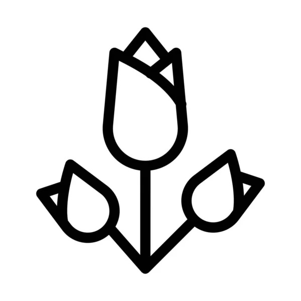Květinové Kytice Zdobené Jednoduché Vektorové Ilustrace — Stockový vektor