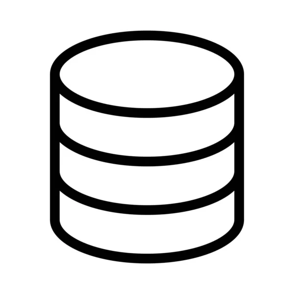 Datenbank Icon Vektor Illustration — Stockvektor