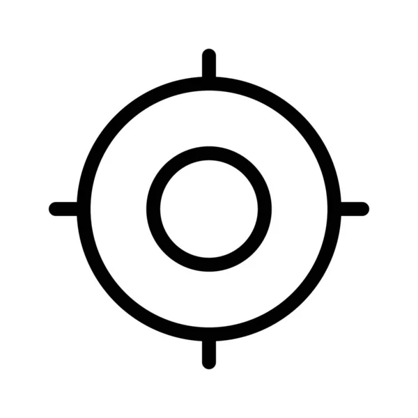 Gps Befestigte Symbol Symbol Vektor Abbildung — Stockvektor