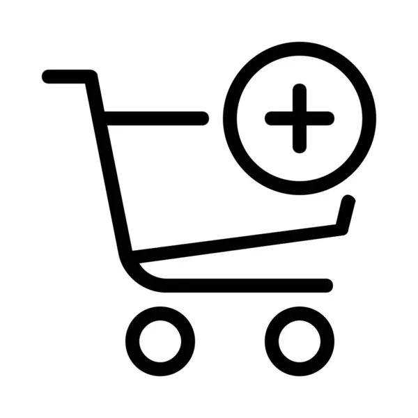 Simbolo Del Concetto Shopping Illustrazione Vettoriale — Vettoriale Stock