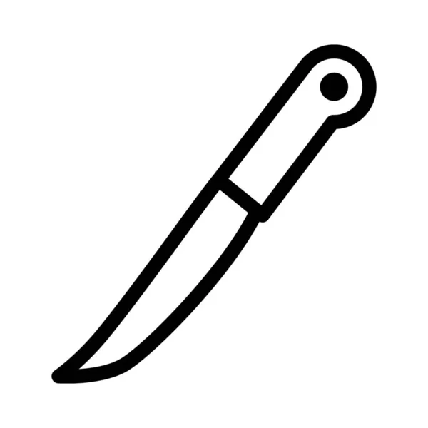 Filet Messer Symbol Vektor Illustration — Stockvektor