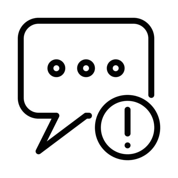 Chat Mensaje Icono Entregado Vector Ilustración — Vector de stock
