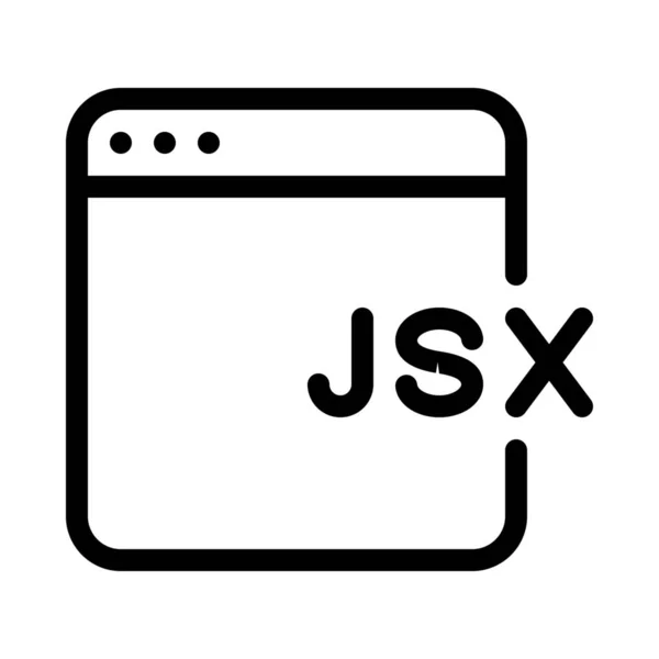 Jsx Skript Und Programmierung — Stockvektor