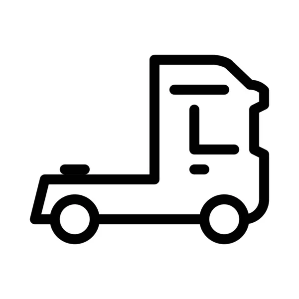 Illustration Vectorielle Signe Camion — Image vectorielle