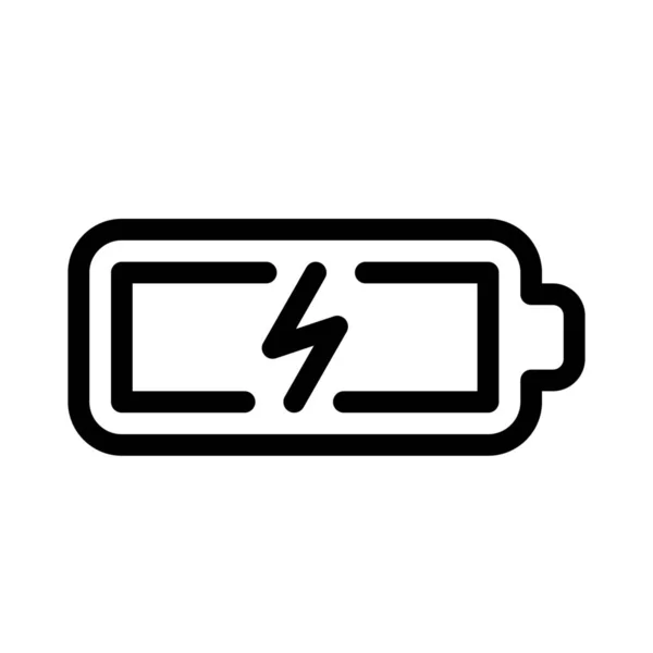 Проста Векторна Ілюстрація Заряду Батареї — стоковий вектор