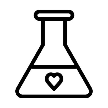 Romantik Bar İçecek, basit vektör çizim