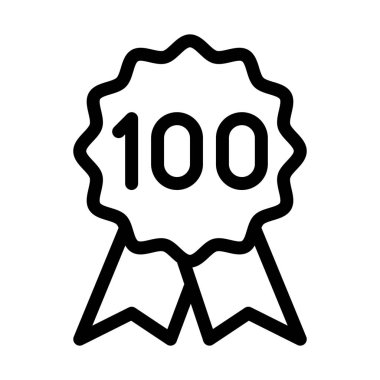 Yüz yıl toplu simge vektör çizim   