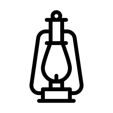 Kerosene Lamps Isolated icon vector illustration