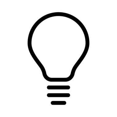 Ampul simge vektör çizim