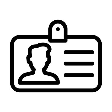 Adı plaka erkek basit vektör illüstrasyon işareti