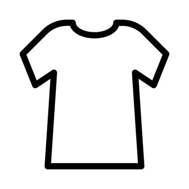 t-shirt web simgesi, vektör tasarımı