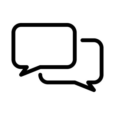 Konuşma dikdörtgen balonları, vektör tasarımı