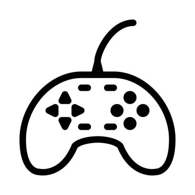 Oyun konsolu Gamepad simge vektör çizim