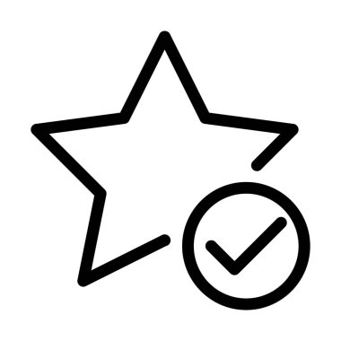 Star Rating Mark  icon vector illustration   
