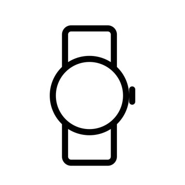 Bilek Watch simgesi, basit hat illüstrasyon