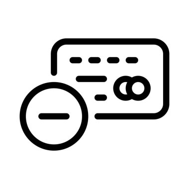 Kartı basit hat illüstrasyon kaldırmak