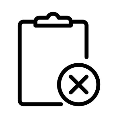 Açık görev Not Defteri simgesini vektör çizim  