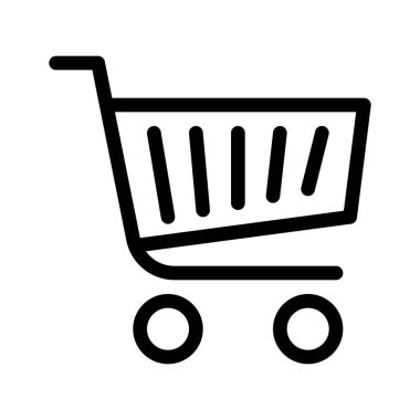 Alışveriş kavramı simge vektör çizim