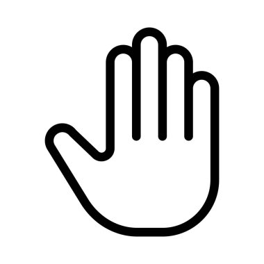 Basit vektör illüstrasyon işareti palmiye