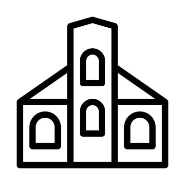 Şehir Üniversitesi kurma vektör çizim  