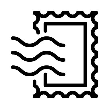 Airways posta pul vektör çizim