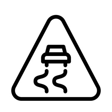 Kaygan yol, vektör tasarımı