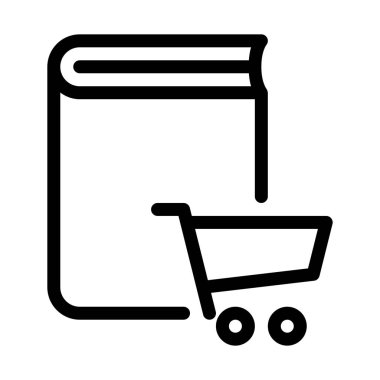 Alışveriş kavramı simge vektör çizim