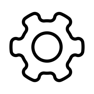 Dişli veya seçenek simge vektör çizim