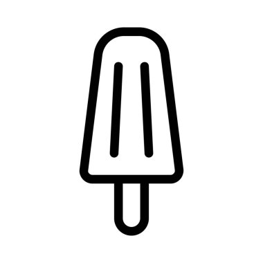 Dondurma çubuğu simge vektör çizim
