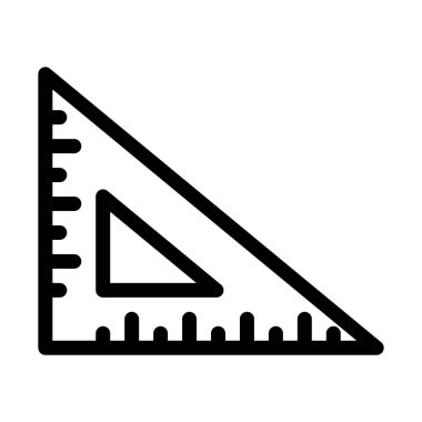 Üçgen cetvel, kare ayarla