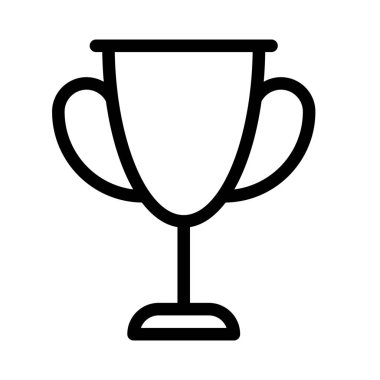 Kupası, basit vektör çizim