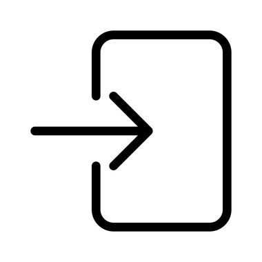 oturum açma veya oturum açma, basit vektör çizim