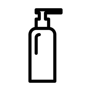 Sıvı sabunu şişe simge vektör çizim