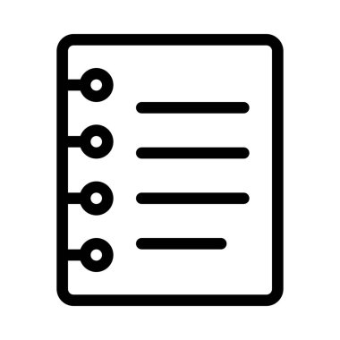 Spiral Not belge basit hat illüstrasyon