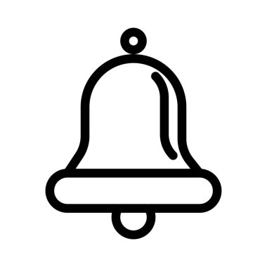 Paskalya çan simge vektör çizim   