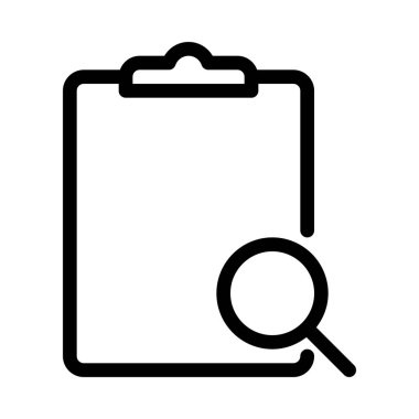 Görev listesi basit çizgi resimde bulmak