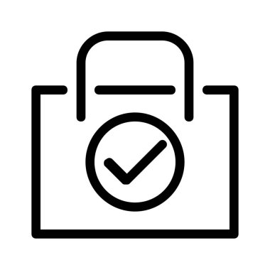 Alışveriş kavramı simge vektör çizim